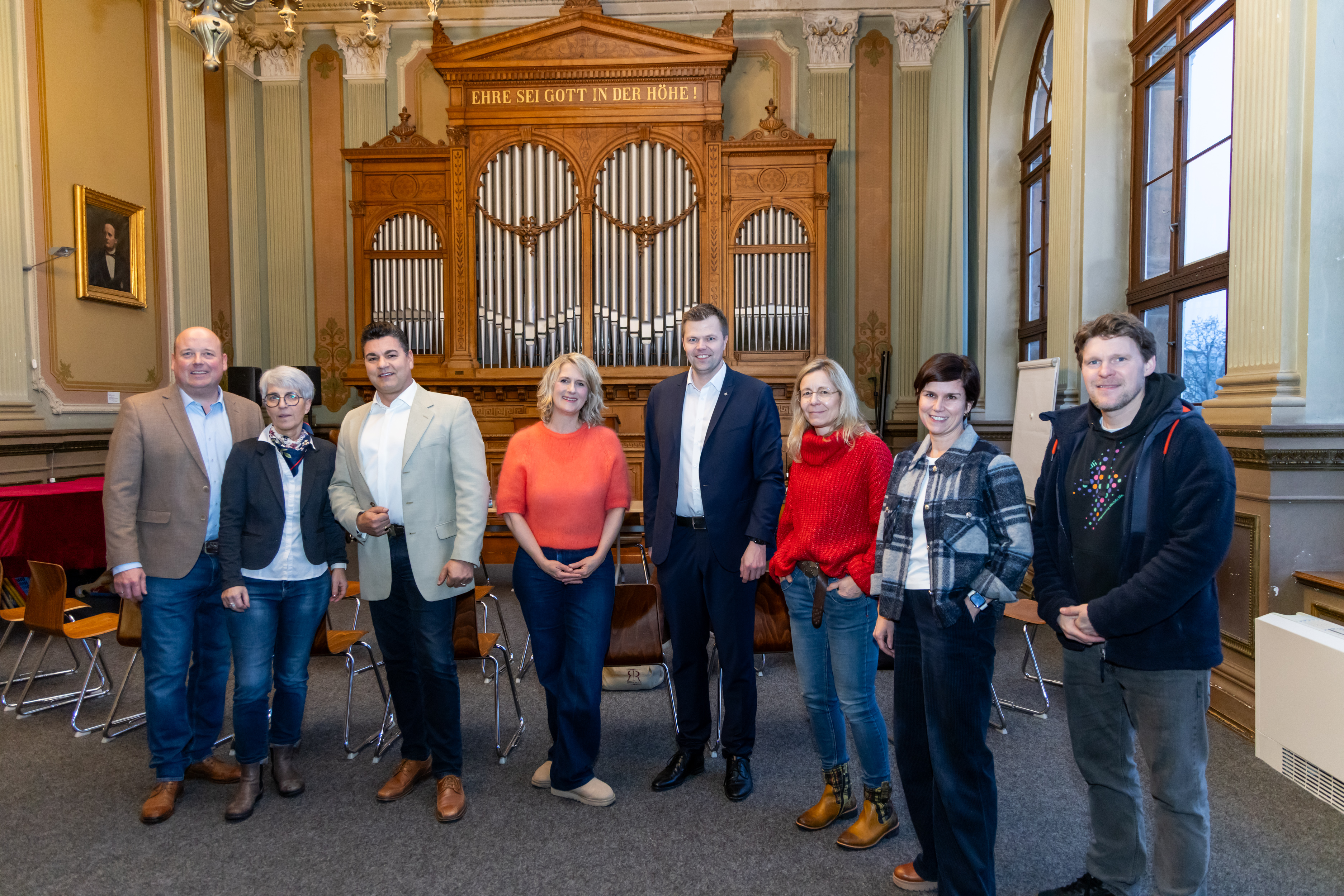 Holger Bormann, Kerstin Glier, Tobias Thurau, Christine Darwisch, Christian F�hner, Elternvertreterinnen und Elternvertreter der Grundschule Harztorwall