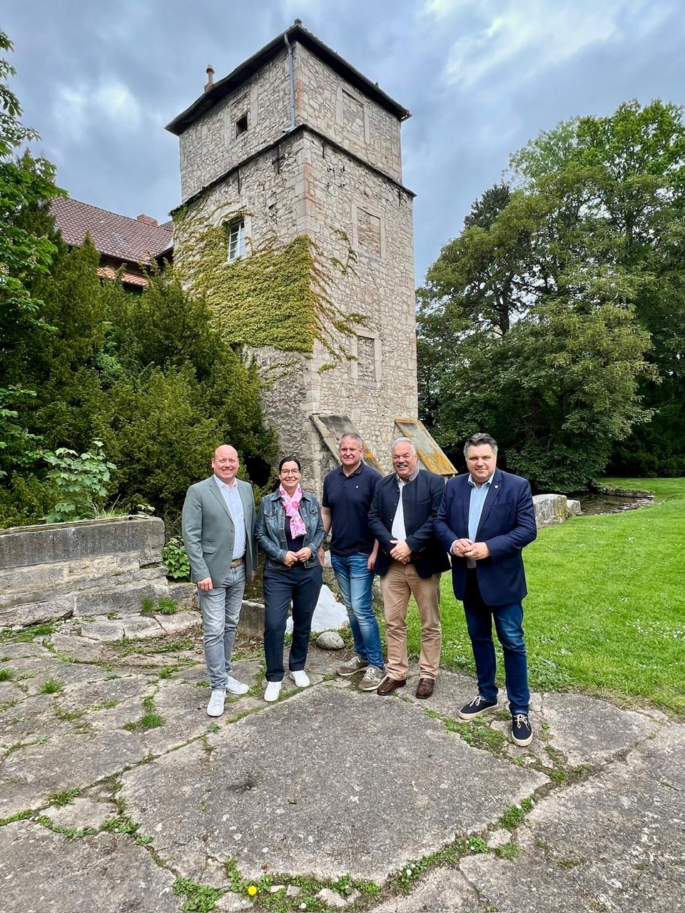 Holger Bormann, Veronika Bode (MdL), Christian Sell, Albrecht Stahlmann, Uwe Sch�fer