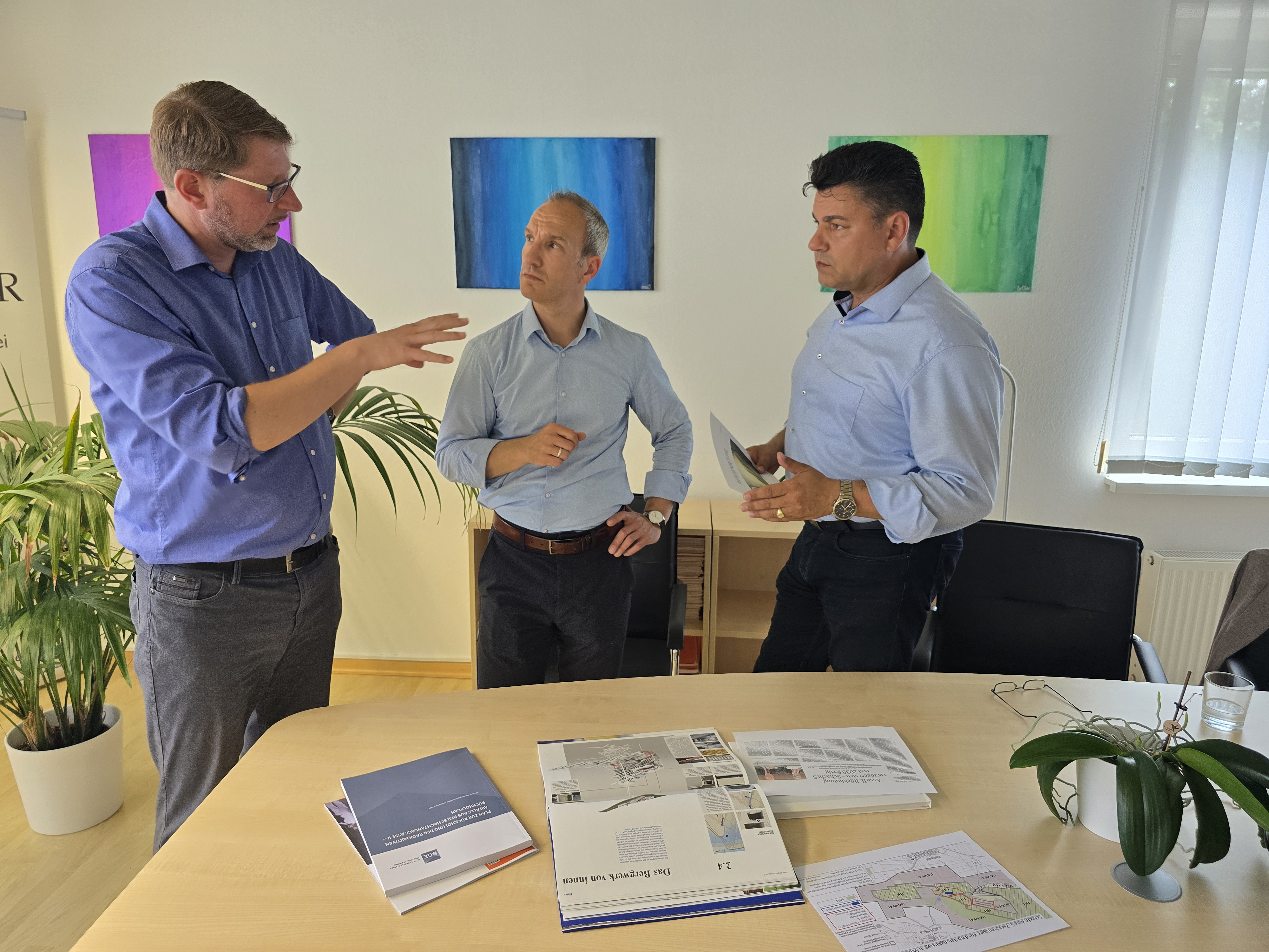 Marco Kelb (Sickte) und Dr. Christian Schieder (Elm-Asse) sowie CDU-Landratskandidat Tobias Thurau