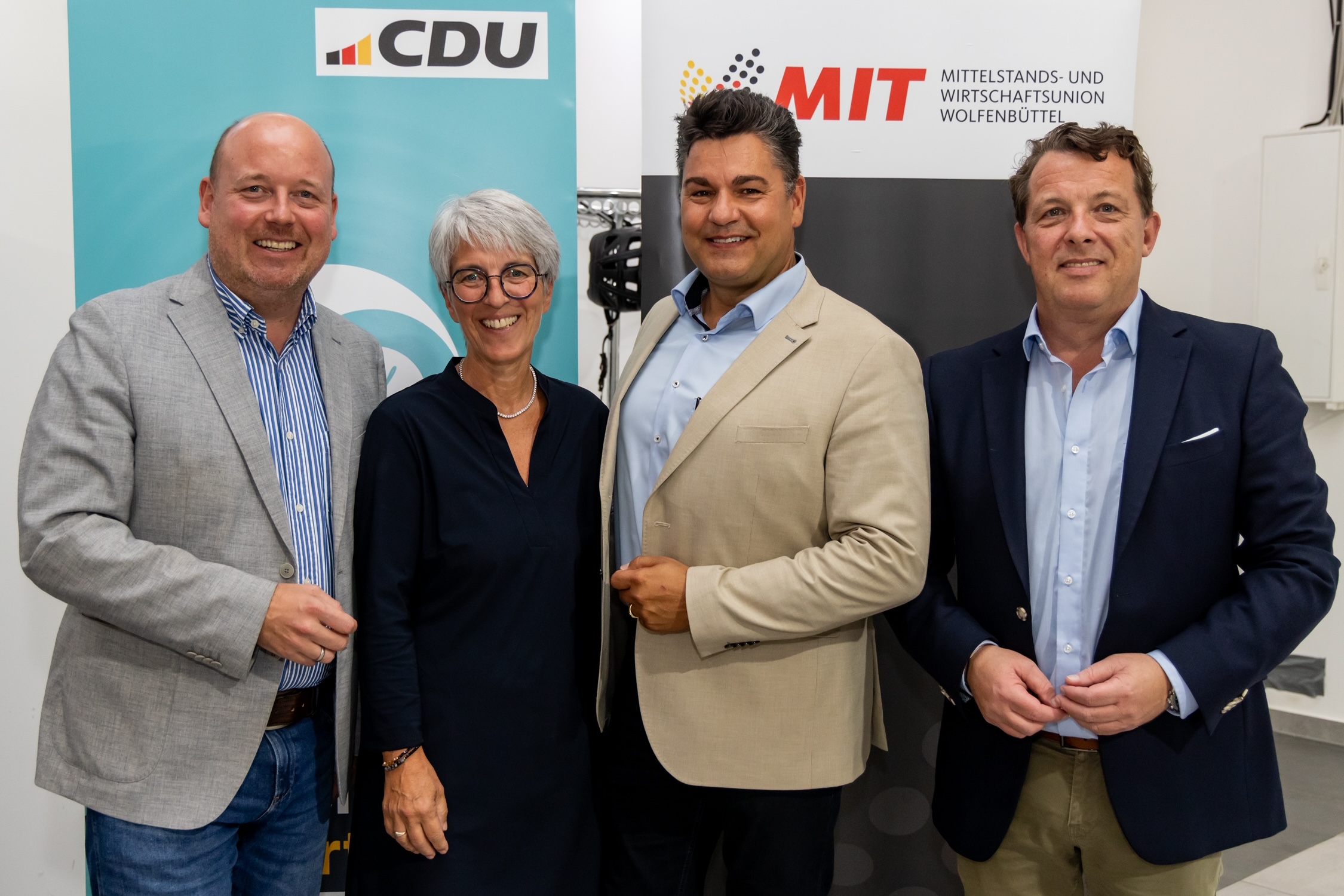 Holger Bormann, Kerstin Glier, Tobias Thurau und Steffen Maschke (MIT)